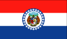 Missouri map logo - Missouri state flag